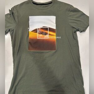 Men’s Olive/Army Green Armani Exchange T, size M.